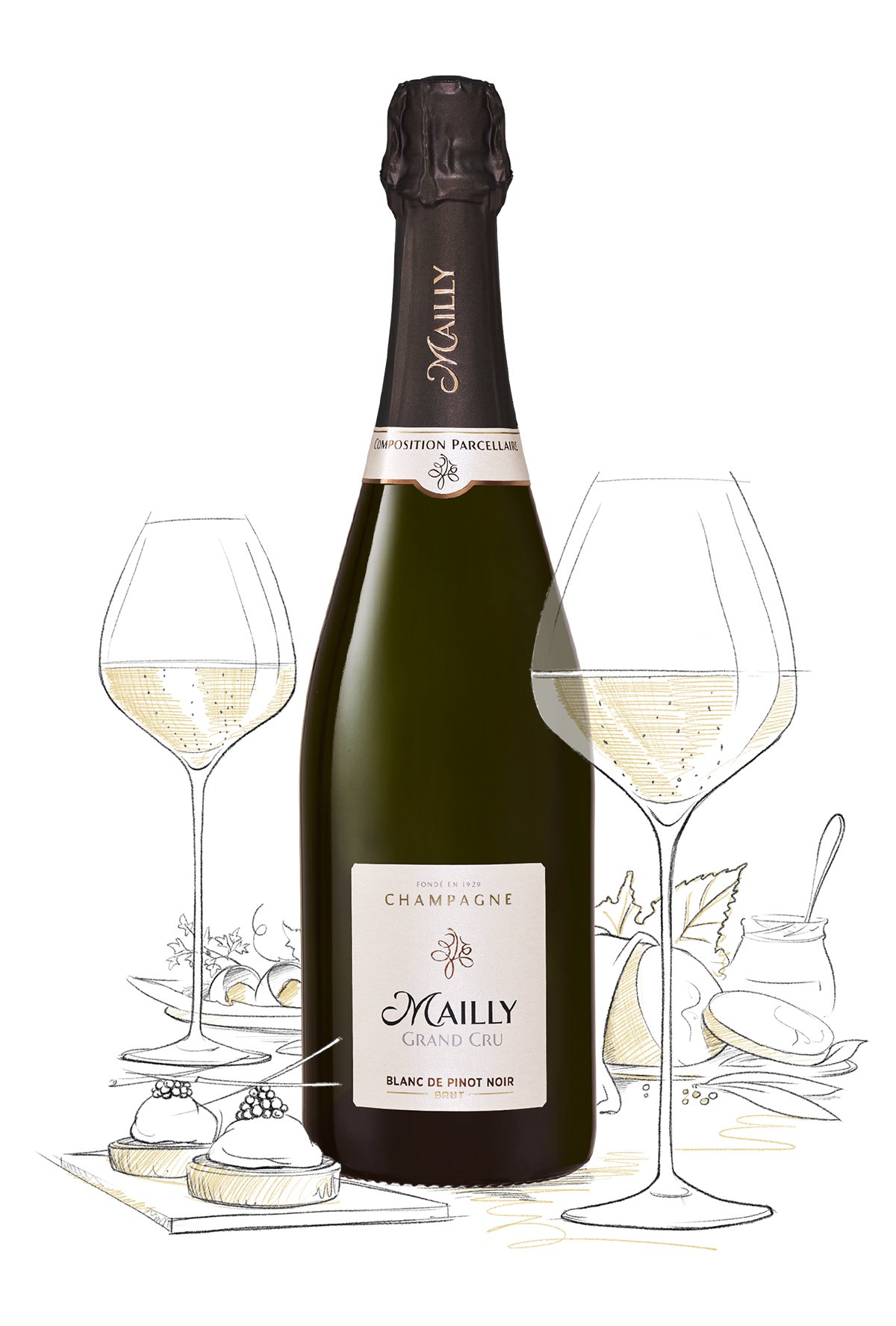 Blanc de Pinot Noir Champagne Mailly